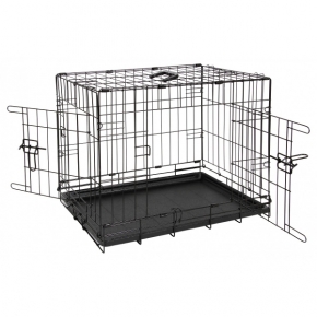 Animal Instincts Black Comfort Crate 24" X 17" X 20" Or 61 X 44 X 51cm Size 1